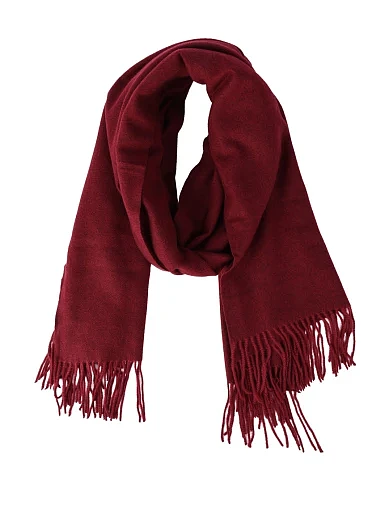 Шарф тканевый бордовый - фото 1 - Miraton