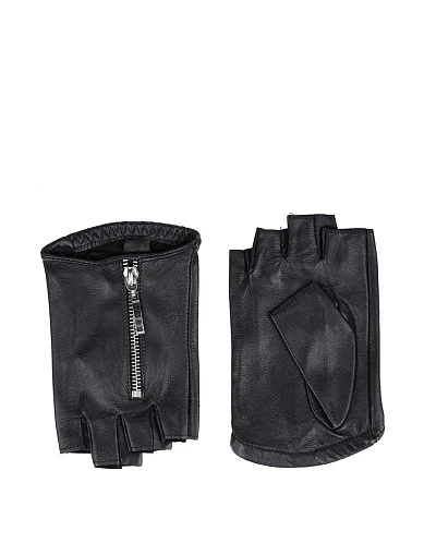 Перчатки кожаные черные - фото 1 - Miraton