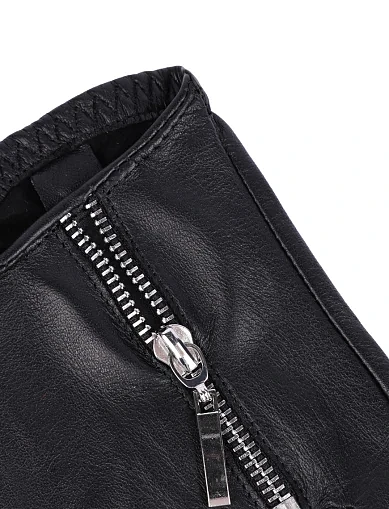 Перчатки кожаные черные - фото 2 - Miraton