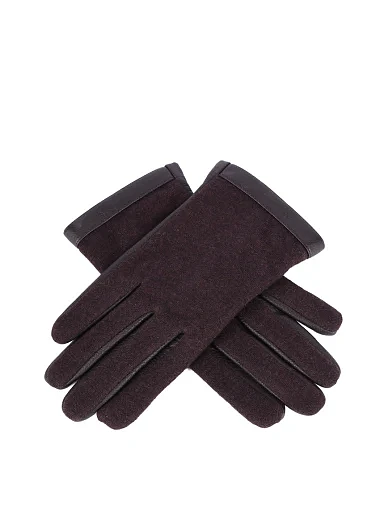 Перчатки кожаные черные - фото 2 - Miraton