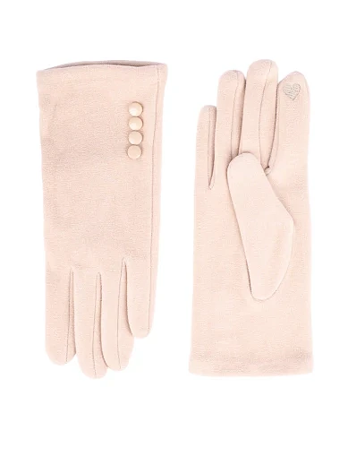 Перчатки тканевые молочные - фото 1 - Miraton