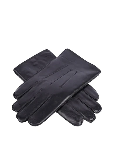 Перчатки кожаные черные - фото 2 - Miraton