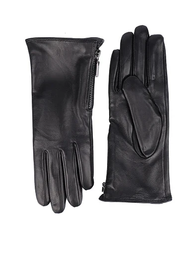 Перчатки кожаные черные - фото 1 - Miraton