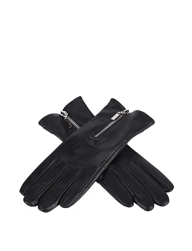 Перчатки кожаные черные - фото 2 - Miraton