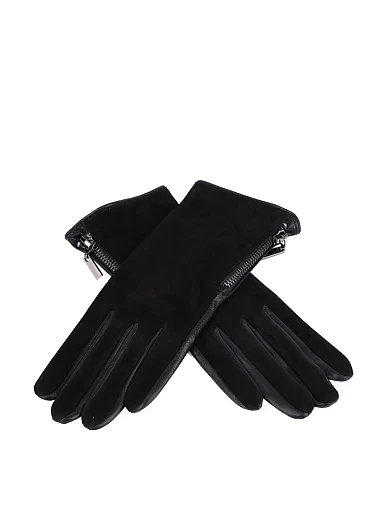 Перчатки кожаные черные - фото 3 - Miraton