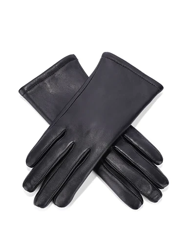 Рукавички шкіряні чорні(2004) - фото 2 - Miraton