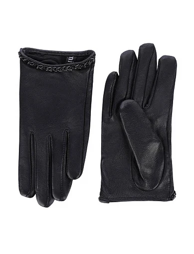 Перчатки кожаные черные - фото 1 - Miraton