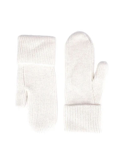 Рукавички з ангори молочні(LY224033-1) - фото 1 - Miraton