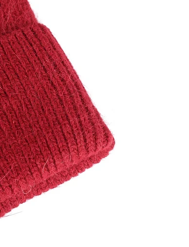 Перчатки из ангоры бордовые - фото 3 - Miraton