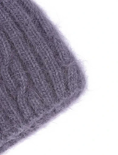 Шапка ангоровая серая - фото 2 - Miraton