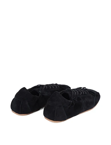 Жіночі кросівки MIRATON велюрові чорні(868-5) - фото 4 - Miraton