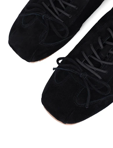 Жіночі кросівки MIRATON велюрові чорні(868-5) - фото 5 - Miraton