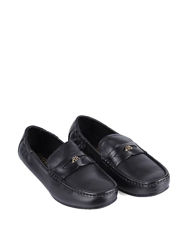 Женские мокасины MIRATON кожаные черные - фото 3 - Miraton