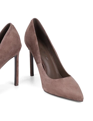 Жіночі туфлі Mia May велюрові коричневі(MP320-1-7) - фото 2 - Miraton