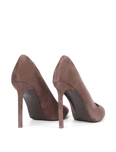 Жіночі туфлі Mia May велюрові коричневі(MP320-1-7) - фото 4 - Miraton