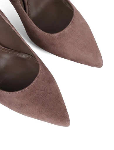 Жіночі туфлі Mia May велюрові коричневі(MP320-1-7) - фото 5 - Miraton