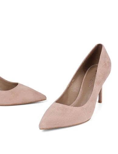 Жіночі туфлі Mia May велюрові бежеві(MP355-1-18) - фото 2 - Miraton