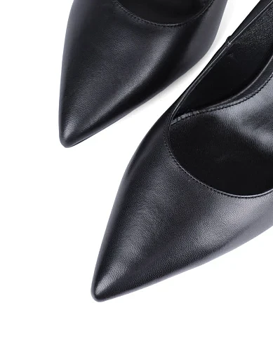 Женские туфли Mia May кожаные черные - фото 5 - Miraton