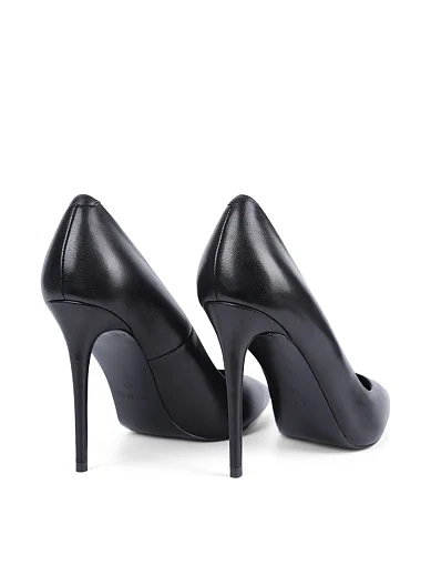 Женские туфли Mia May кожаные черные - фото 4 - Miraton