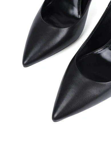 Женские туфли Mia May кожаные черные - фото 5 - Miraton