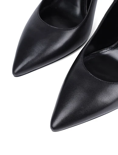 Женские туфли MiaMay кожаные черные - фото 5 - Miraton