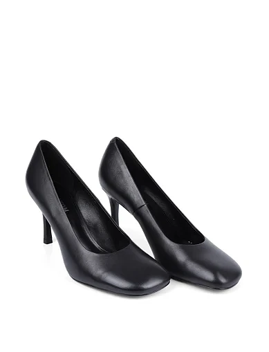 Женские туфли MIRATON кожаные черные - фото 3 - Miraton