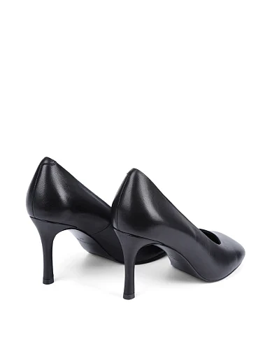 Женские туфли MIRATON кожаные черные - фото 4 - Miraton