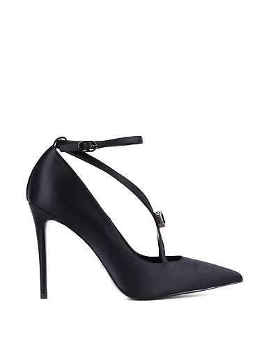 Жіночі туфлі Mia May тканинні чорні(P759-26-1) - фото 1 - Miraton