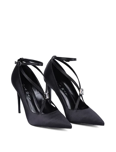 Жіночі туфлі Mia May тканинні чорні(P759-26-1) - фото 3 - Miraton