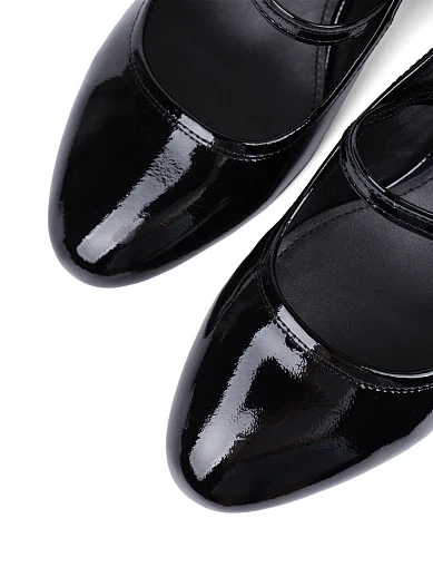 Женские туфли Attizzare лаковые черные - фото 5 - Miraton