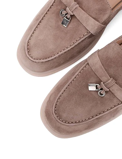 Жіночі сліпери Attizzare велюрові сірі(JR1262-2A) - фото 5 - Miraton