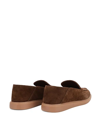 Женские слиперы Attizzare велюровые коричневые - фото 4 - Miraton