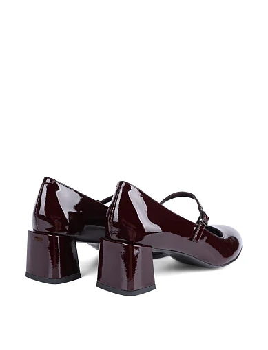 Жіночі туфлі Attizzare лакові бордові(JR1003A-1) - фото 4 - Miraton