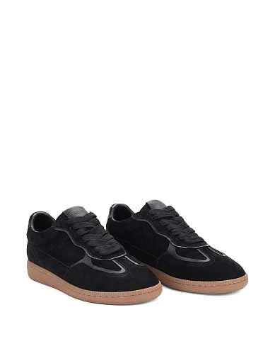 Женские кеды MIRATON велюровые черные - фото 3 - Miraton