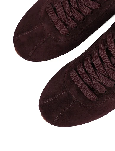 Жіночі кросівки MIRATON велюрові бордові(201-24201-8-1) - фото 5 - Miraton