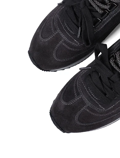 Жіночі кросівки MIRATON велюрові сірі(201-24214-1-1A) - фото 5 - Miraton