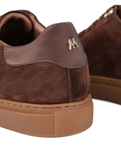 Женские кеды MIRATON велюровые коричневые - фото 5 - Miraton