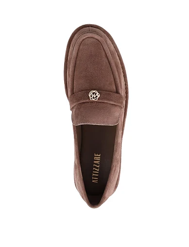 Жіночі сліпери Attizzare велюрові бежеві(202-24104-6-1) - фото 5 - Miraton