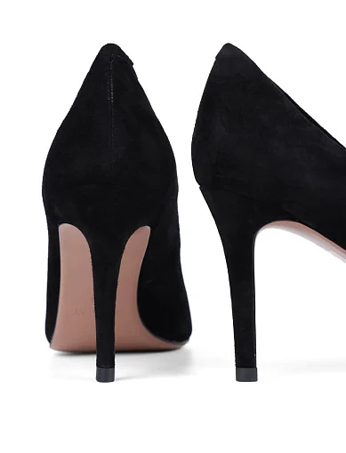 Женские туфли Mia May велюровые черные - фото 2 - Miraton