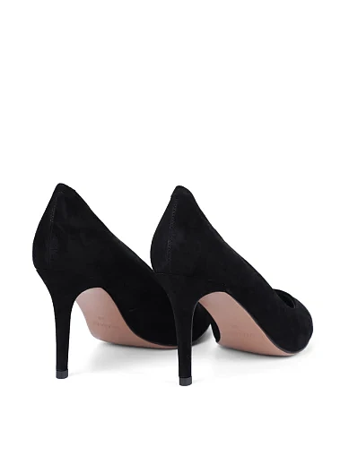 Женские туфли Mia May велюровые черные - фото 4 - Miraton