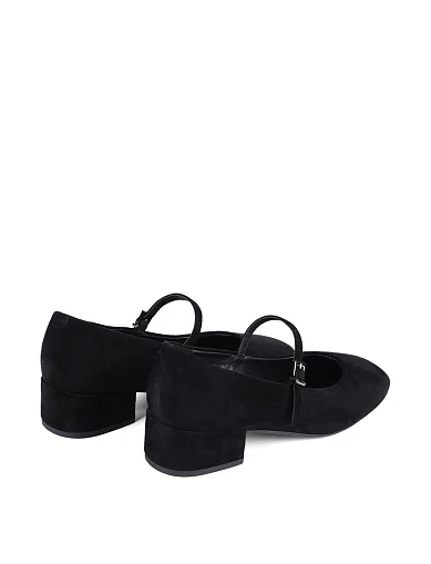 Жіночі туфлі Attizzare велюрові чорні(203-24206-13-2) - фото 4 - Miraton