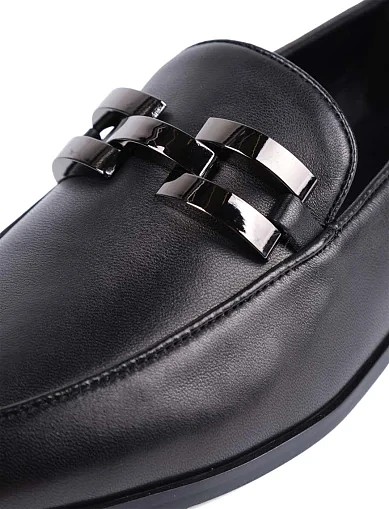 Жіночі сліпери MIRATON шкіряні чорні(203-24208-65-1) - фото 5 - Miraton