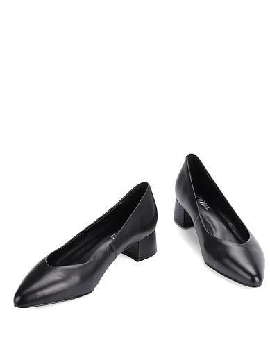 Женские туфли Attizzare кожаные черные - фото 2 - Miraton