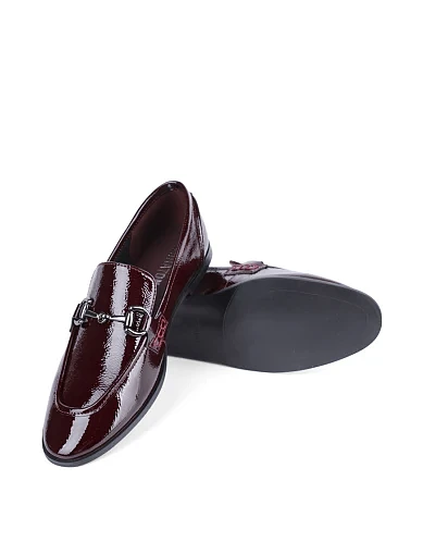 Жіночі сліпери MIRATON лакові бордові(206-24203-R1-2) - фото 2 - Miraton