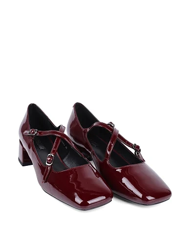 Жіночі туфлі Attizzare лакові бордові(208-24105-8-2) - фото 3 - Miraton