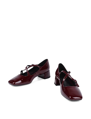 Жіночі туфлі Attizzare лакові бордові(208-24105-8-2) - фото 5 - Miraton