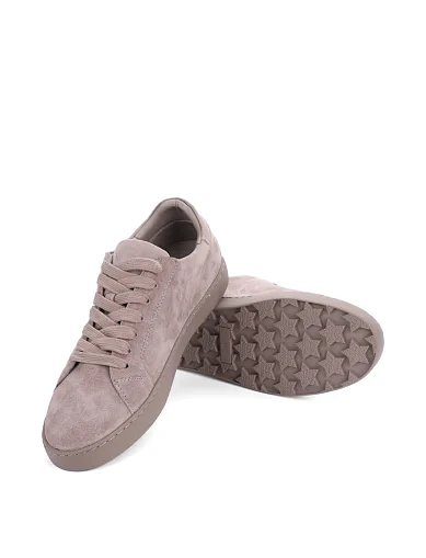 Женские кеды MIRATON велюровые серые - фото 2 - Miraton