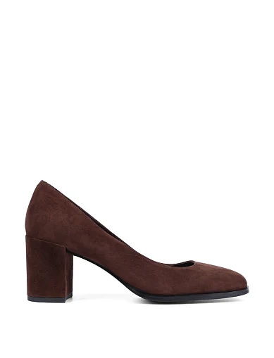 Жіночі туфлі Attizzare велюрові коричневі(5120A-01-C282) - фото 1 - Miraton