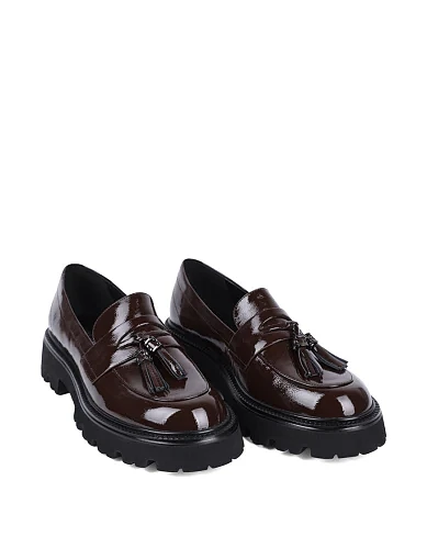 Жіночі туфлі MIRATON з наплаку сірі(581A-23-H168) - фото 3 - Miraton