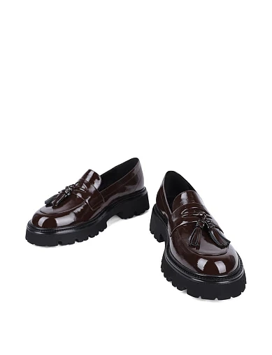 Жіночі туфлі MIRATON з наплаку сірі(581A-23-H168) - фото 5 - Miraton